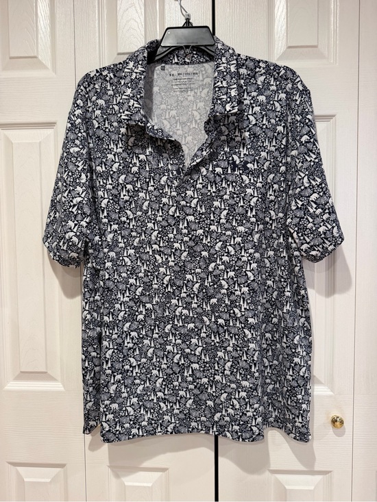 Under Armour Other - Under Armour Black & White Patterned Men's Polo